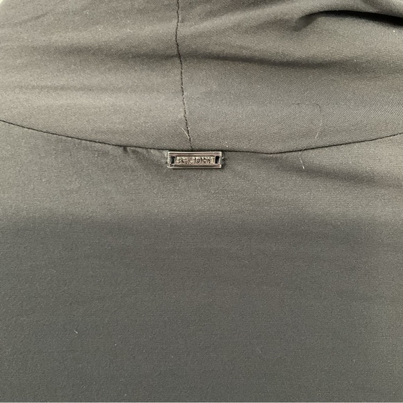 St. John Womens Long Sleeve Lightweight Mock Neck Shirt Medium Gray - Picture 5 of 6